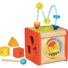 Cube de motricité et d'activités musicales - Jouet à l'ancienne - Disponible sur Soul Rebel E-Shop