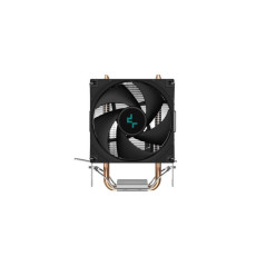 DeepCool AG200 Processeur Refroidisseur d'air 9,2 cm Aluminium, Noir 1 pi