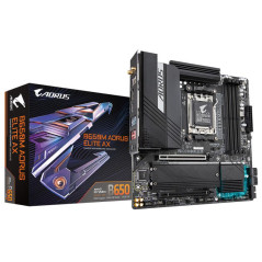 Cartes mères - GIGABYTE - B650M AORUS ELITE AX Carte mère - AMD Ryzen série 9000, VRM 12+2+1 phases, jusqu'à 8000 MHz DDR5 (OC),