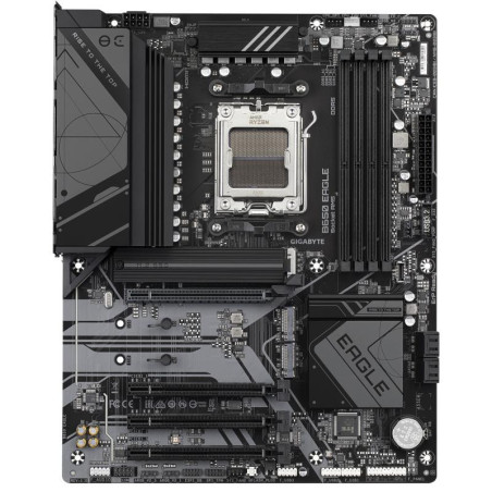 Cartes mères - GIGABYTE - B650 EAGLE Carte mère - AMD Ryzen série 9000, VRM 12+2+2 phases, jusqu'à 7600 MHz DDR5 (OC), 1xPCIe 5.