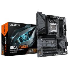 Cartes mères - GIGABYTE - B650 EAGLE Carte mère - AMD Ryzen série 9000, VRM 12+2+2 phases, jusqu'à 7600 MHz DDR5 (OC), 1xPCIe 5.