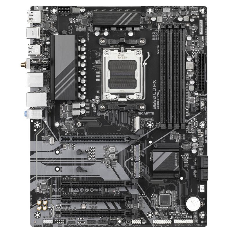 Cartes mères - GIGABYTE - B650 UD AX Carte Mère - Prend en charge les processeurs AMD Ryzen Série 9000, VRM 6+2+2 phases, jusqu'