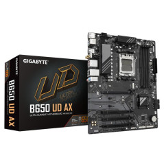 Cartes mères - GIGABYTE - B650 UD AX Carte Mère - Prend en charge les processeurs AMD Ryzen Série 9000, VRM 6+2+2 phases, jusqu'