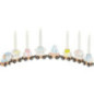 Set de 1 Train anniversaire, avec attaches - jouet à l'ancienne