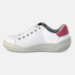 Low safety shoes - Jamma - Unisex - EN ISO 20345 - S3 SRC - White/pink