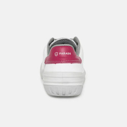 Low safety shoes - Jamma - Unisex - EN ISO 20345 - S3 SRC - White/pink
