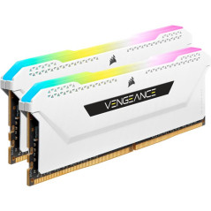 CORSAIR VENGEANCE PRO D4 3600 16G (2x8G) CMH16GX4M2D3600C18W BLANC