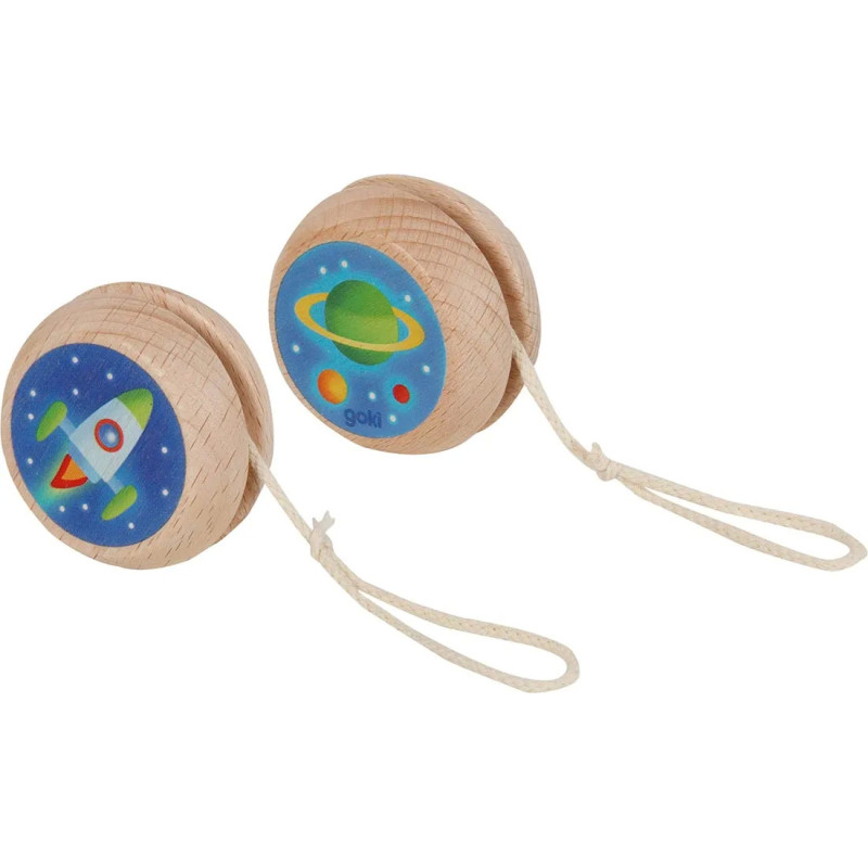 Set de 10 Yo-yo espace - jouet à l'ancienne