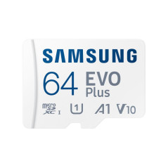 Cartes mémoire - Samsung - Carte MicroSD EVO Plus (2024) 64 Go | Soul Rebel E-Shop