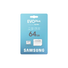Cartes mémoire - Samsung - Carte MicroSD EVO Plus (2024) 64 Go | Soul Rebel E-Shop