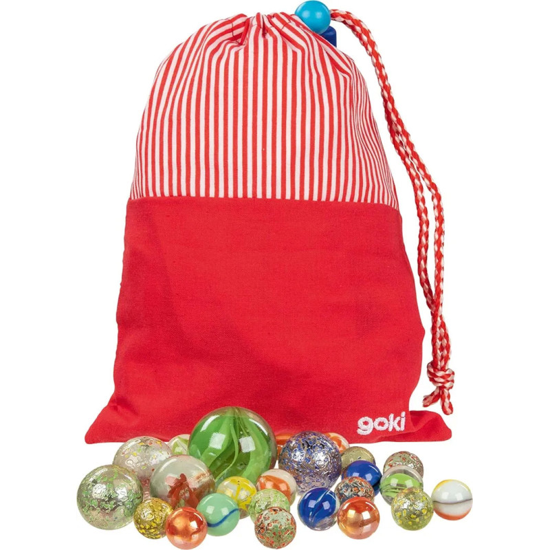 Sac de 1 Mon sac de billes, 50 billes - jouet à l'ancienne