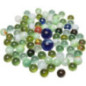 Set of 6 Glass Marbles - Old-Fashioned Toy