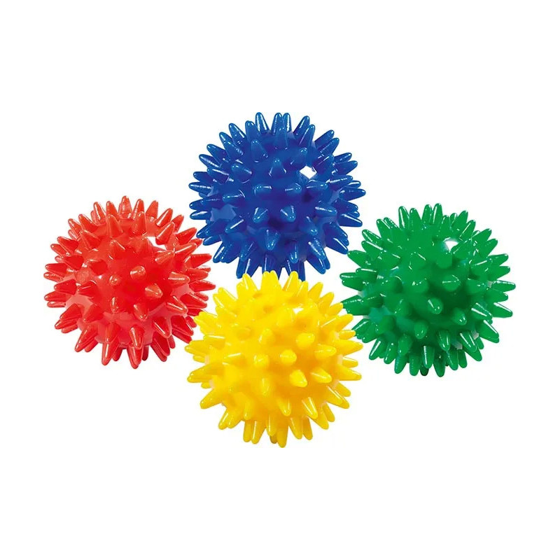 Set of 12 hedgehog balls - old-fashioned toy