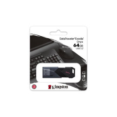 Lecteurs USB flash - Kingston Technology - 64GB Portable USB 3.2 Gen 1 DataTraveler Exodia Onyx | Soul Rebel E-Shop