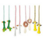 Set of 12 animal skipping ropes - old-fashioned toy