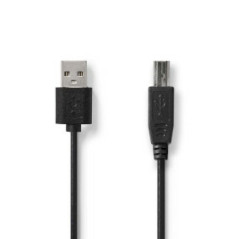 CABLE USB 2.0 A-Male  B-Male 2m