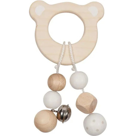 Hochet tête d'ours - Jouet à l'ancienne - Disponible sur Soul Rebel E-Shop