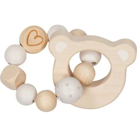 Hochet flexible tête d'ours - Jouet à l'ancienne - Disponible sur Soul Rebel E-Shop