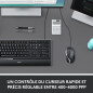 LOGITECH M500S Laser Filaire Noir - Souris
