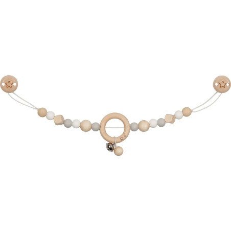 Chaîne de poussette avec clips – étoile