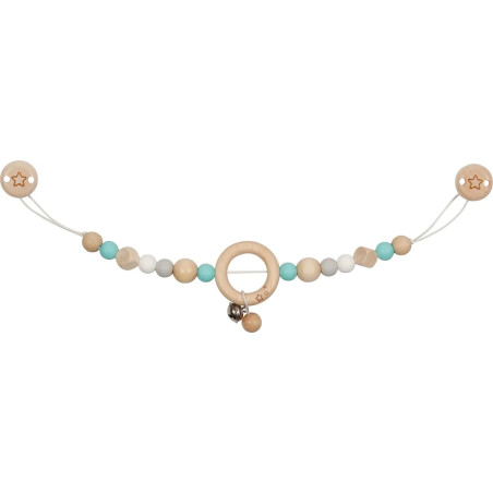 Chaîne de poussette avec clips – étoile