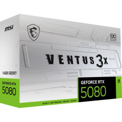 Cartes graphiques - MSI - GEFORCE RTX 5080 16G VENTUS 3X OC WHITE | Soul Rebel E-Shop