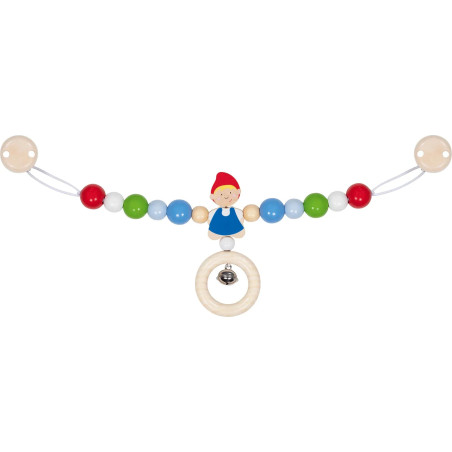 Chaîne de poussette avec clips – lutin - Jouet à l'ancienne - Disponible sur Soul Rebel E-Shop