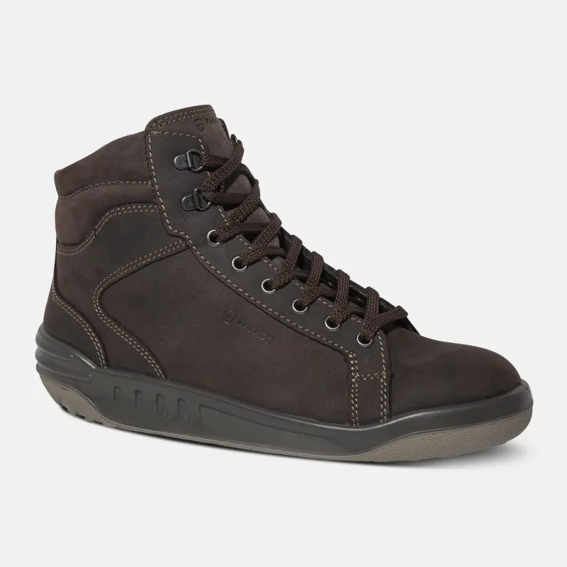 High safety shoes - Jika - Unisex - EN ISO 20345 - S3 SRC - Brown