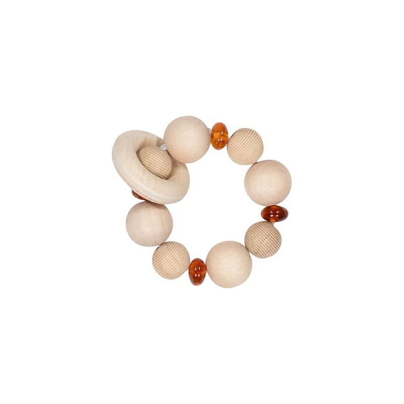 pièce 1 Hochet flexible ambre - jouet à l'ancienne