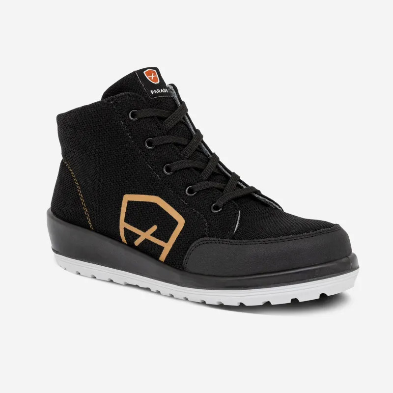 Betsie High Safety Shoes - Women - EN ISO 20345 - S1P SRC - Black/Honey