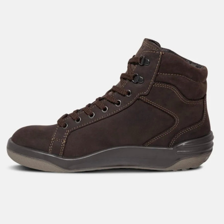 High safety shoes - Jika - Unisex - EN ISO 20345 - S3 SRC - Brown