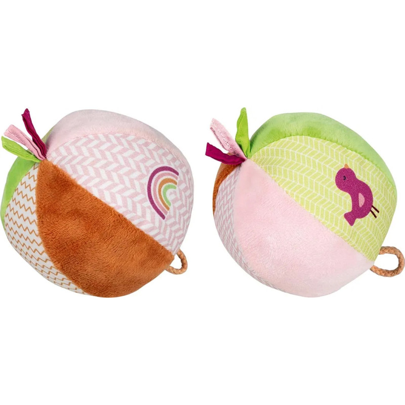 Set de 4 Balles avec grelot - jouet à l'ancienne