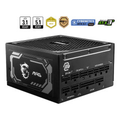Unités d'alimentation d'énergie - MSI - MAG A1000GL PCIE5 | Soul Rebel E-Shop