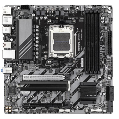 Cartes mères - GIGABYTE - B850M DS3H Carte Mère - Processeurs AMD Ryzen Série 9000, 16+2+2 phases VRM numériques, jusqu'à 8200MH