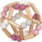 pièce 1 Hochet flexible balle, rose - jouet à l'ancienne