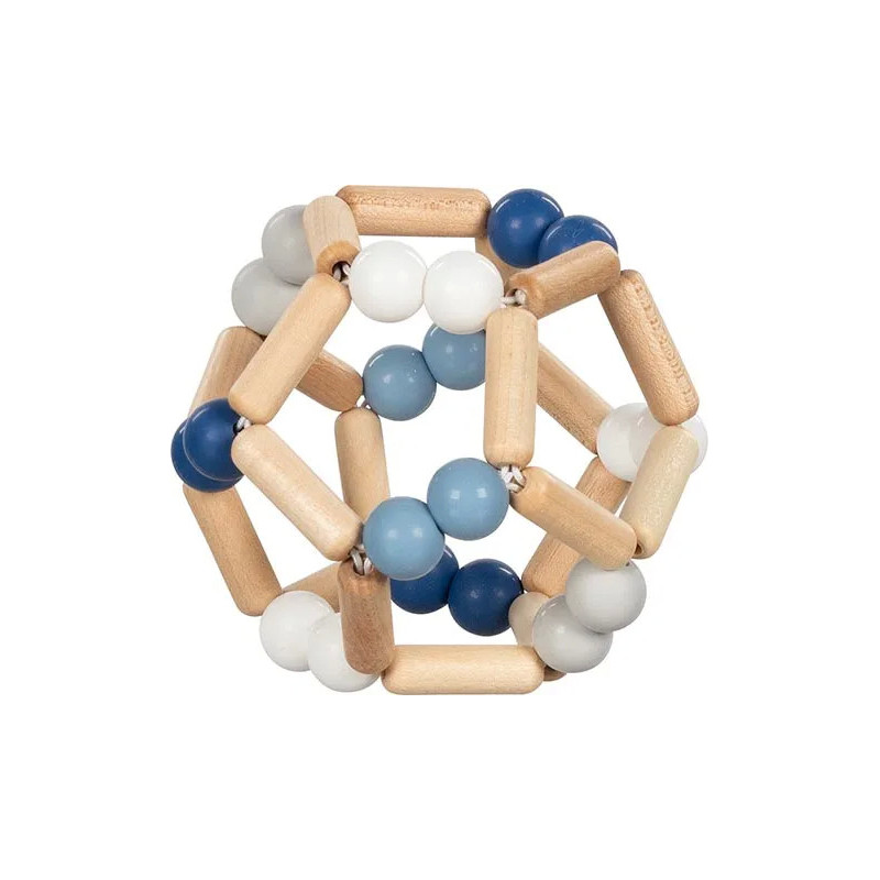 pièce 1 Hochet flexible balle, bleu - jouet à l'ancienne