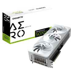 Cartes graphiques - GIGABYTE - GeForce RTX 5070 Ti AERO OC 16G Carte Graphique - 16 Go GDDR7, 256 bits, PCI-E 5.0, 2588 MHz Core