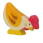 pièce 1 Poule, picorant - jouet à l'ancienne