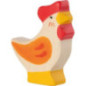 pièce 1 Poule, debout - jouet à l'ancienne
