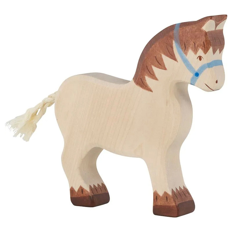 pièce 1 Cheval de trait - jouet à l'ancienne