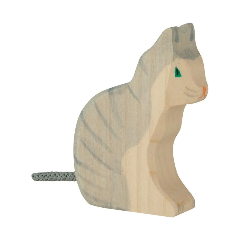 pièce 1 Chat, assis - jouet à l'ancienne