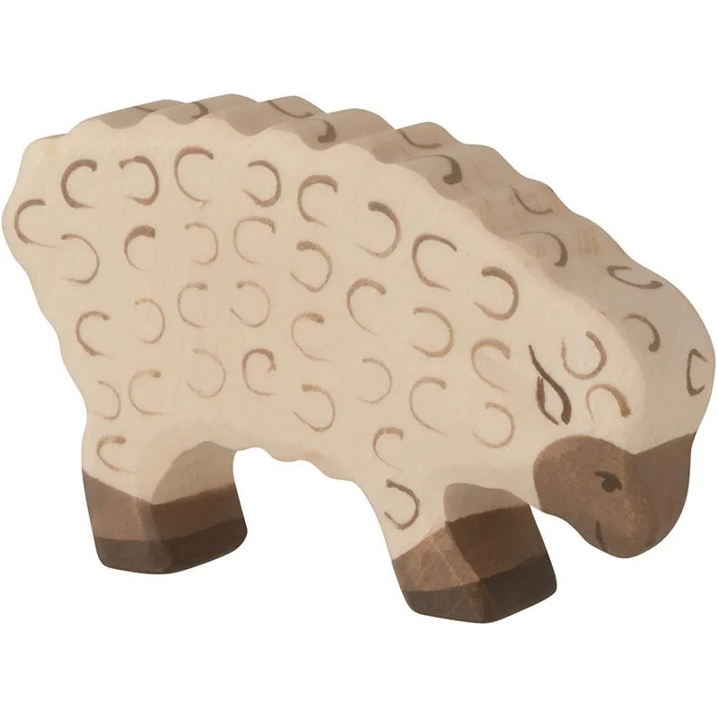 pièce 1 Mouton, mangeant - jouet à l'ancienne
