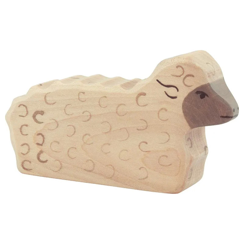 pièce 1 Mouton, allongé - jouet à l'ancienne