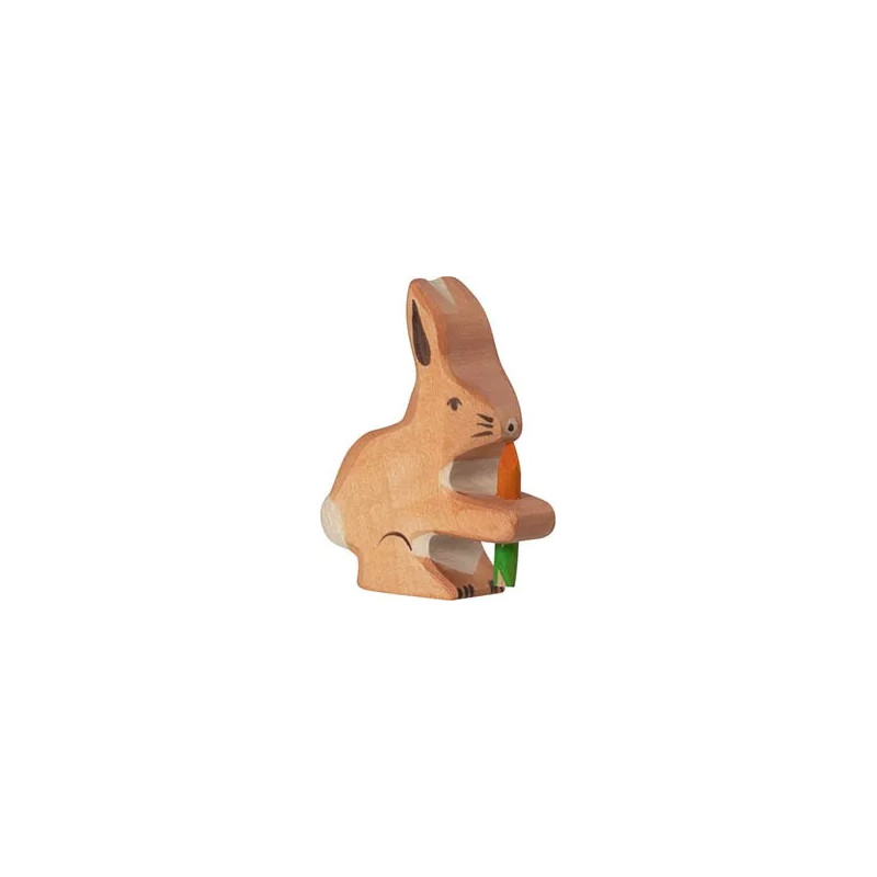 pièce 1 Lapin avec carotte - jouet à l'ancienne