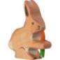 pièce 1 Lapin avec carotte - jouet à l'ancienne