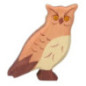 pièce 1 Hibou - jouet à l'ancienne
