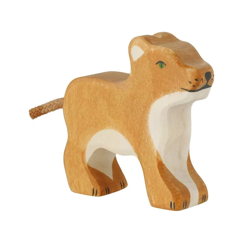 pièce 1 Lion, petit, debout - jouet à l'ancienne