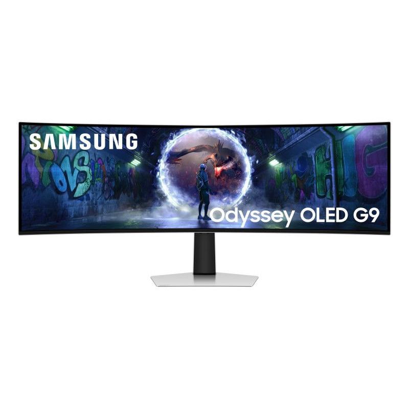 Écrans plats de PC - Samsung - 49 Inch Odyssey OLED G9 G93SD DQHD 240Hz Gaming Monitor