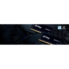Modules de mémoire - Kingston Technology - DDR5 SODIMM FURY Impact PnP CL40 32 Go 5 600 MT/s (Kit de 2) | Soul Rebel E-Shop