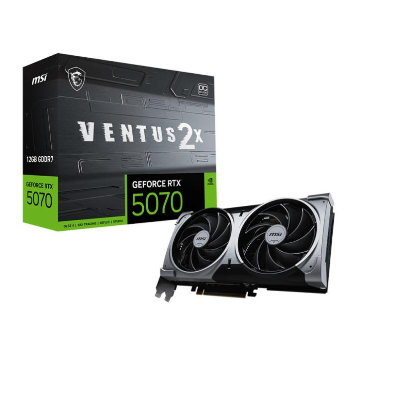 Cartes graphiques - MSI - GeForce RTX 5070 12G VENTUS 2X OC